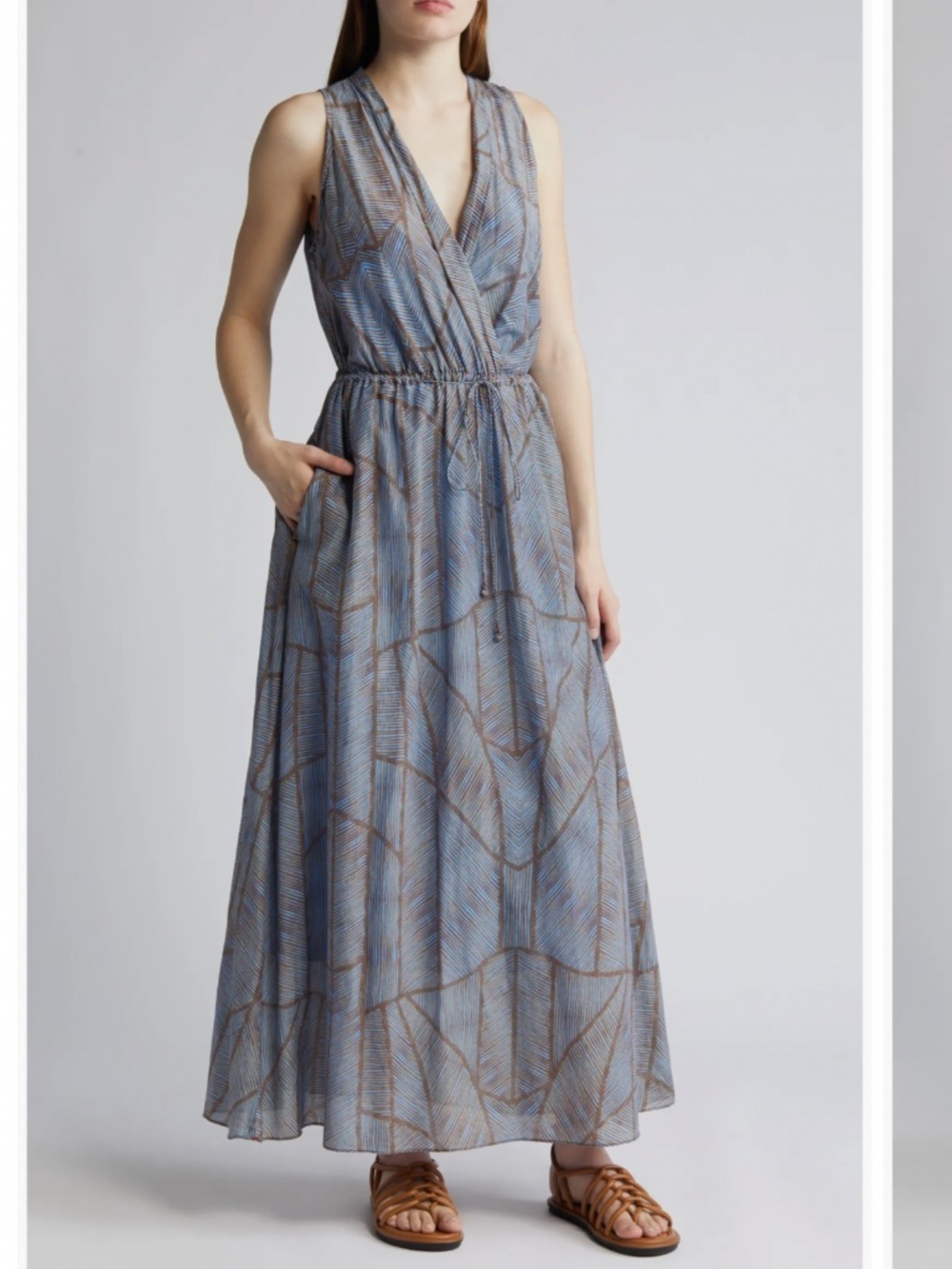 Xirena Cotton and Silk Maxi Dress Size M